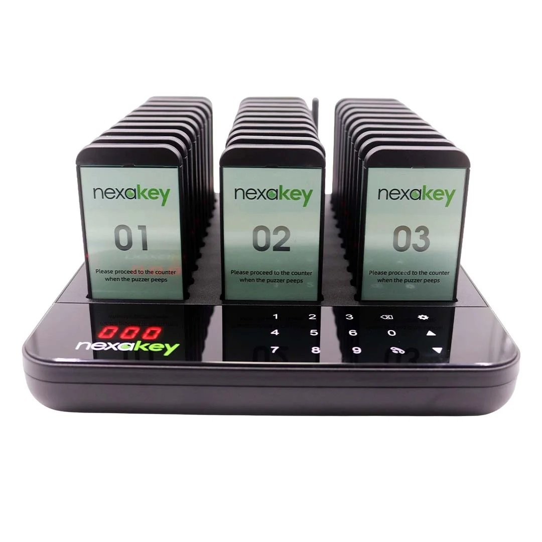 Nexakey NX-P30 30 Pager Wireless Restaurant Calling System